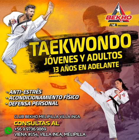 publicidad taekwondo ata silva chavez melipilla